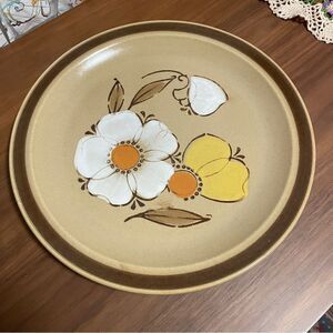 Vintage Japanese Stoneware Serving Platter